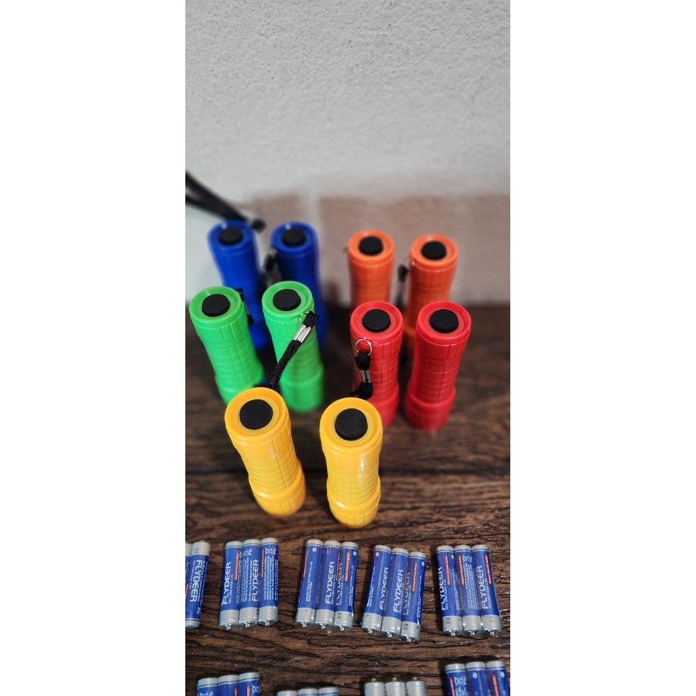 10-Pack, BrightLED Mini Flashlight Set‎ 30 AAA Batteries are Included